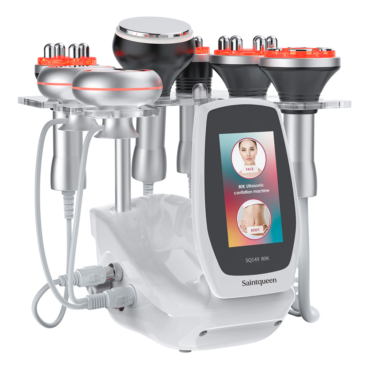 Mesin Kavitasi Ultrasonik 80K, RF & EMS SQ149 Pro 6-dalam-1