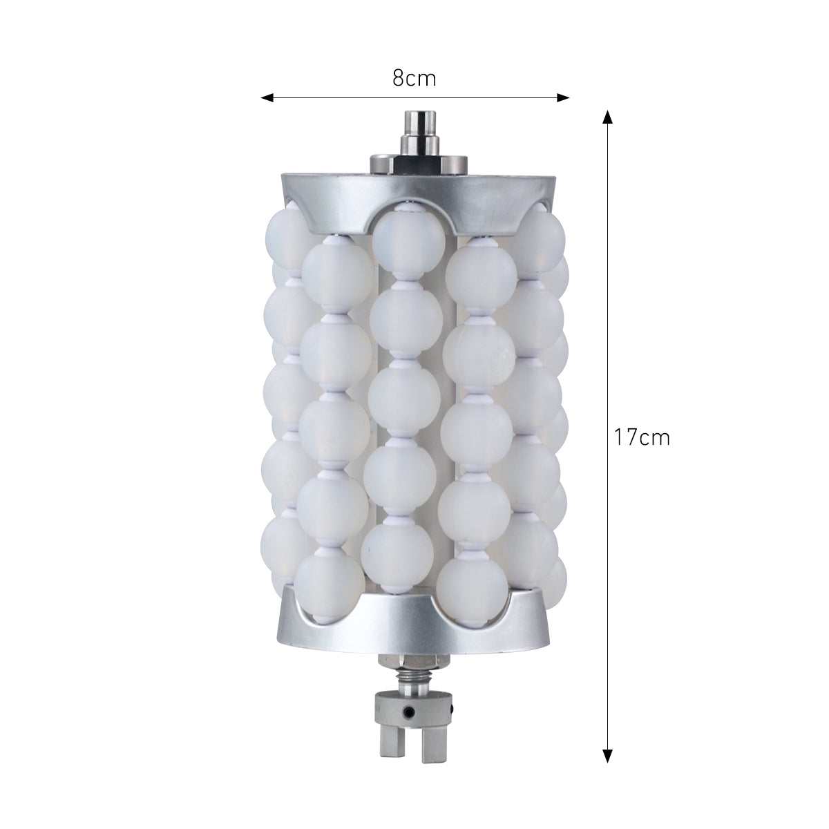 Mesin Urut Bebola Dalaman SQ160A dengan Mampatan Berputar 360°, Getaran Mikro & Cahaya LED