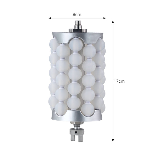 Mesin Urut Bebola Dalaman SQ160A dengan Mampatan Berputar 360°, Getaran Mikro & Cahaya LED