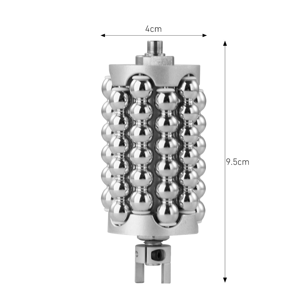 Mesin Urut Bebola Dalaman SQ160A dengan Mampatan Berputar 360°, Getaran Mikro & Cahaya LED