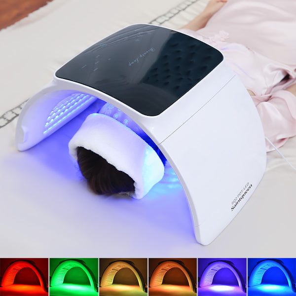 Panel Terapi Cahaya PDT LED Boleh Lipat SQ2 264 LED, 7 Warna untuk Wajah & Badan