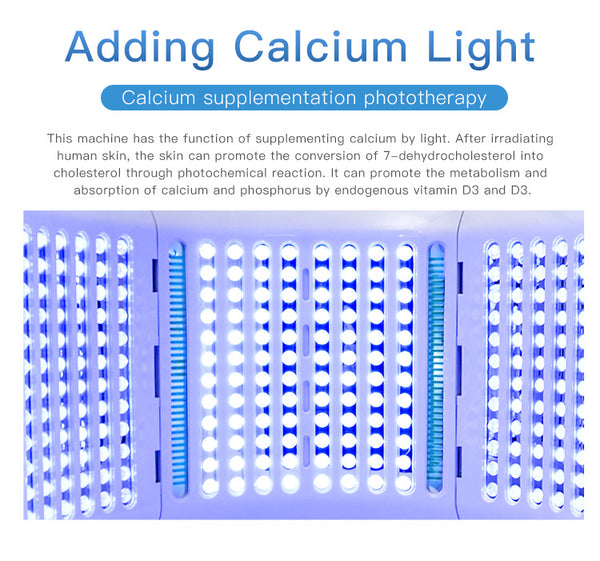 Panel Terapi Cahaya PDT LED Boleh Lipat SQ2 264 LED, 7 Warna untuk Wajah & Badan
