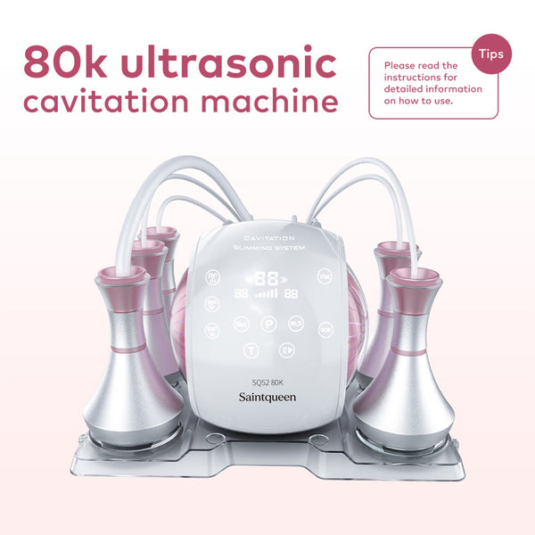 Mesin Kavitasi Ultrasonik 80K, RF & Urutan Vakum SQ52 Pro 5-dalam-1
