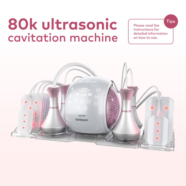 Mesin Kavitasi 80K, RF, Vakum & Lipo Laser SQ52 Pro 6-dalam-1