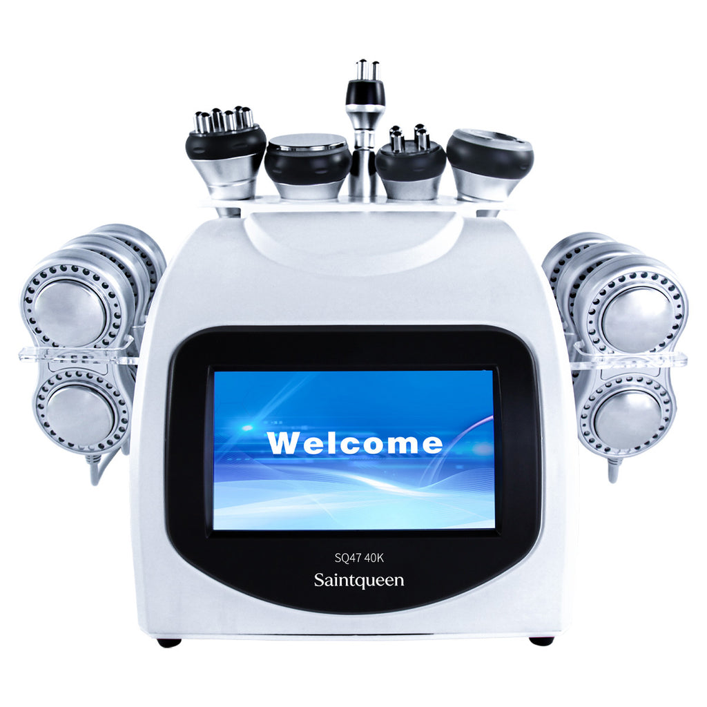 Mesin Kavitasi 40K, RF, Vakum & Pad Laser EMS SQ47B Pro 6-dalam-1