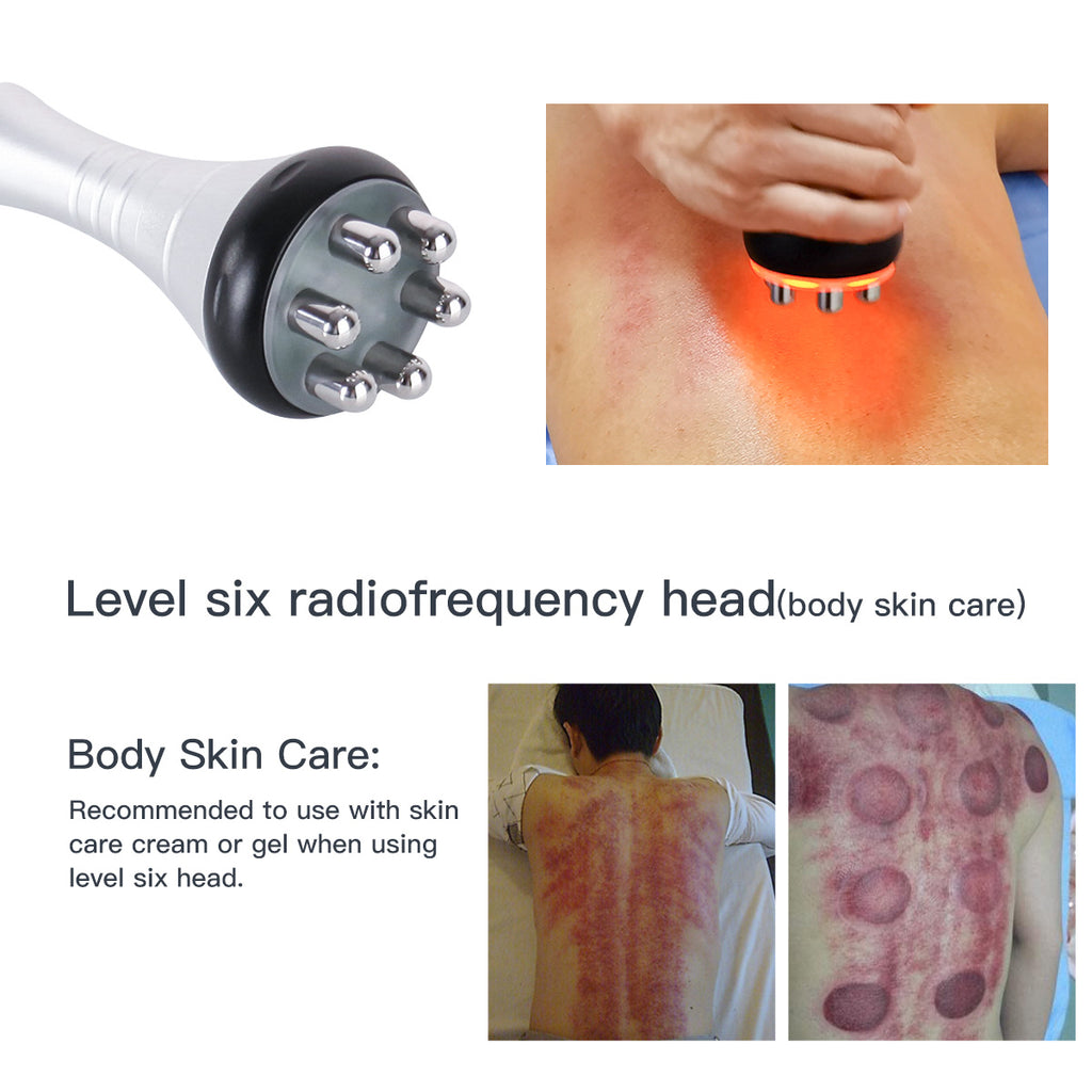 Mesin Kavitasi 40K, RF, Vakum & Pad Laser EMS SQ47B Pro 6-dalam-1