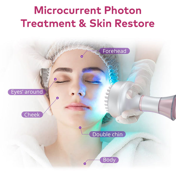 Mesin Kavitasi Ultrasonik 80K & RF SQ90E Plus 9-dalam-1 dengan Pad Laser + Mikroarus