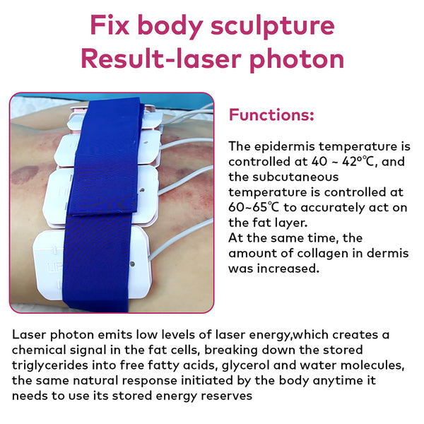 Mesin Kavitasi Ultrasonik 80K & RF SQ92E Plus 9-dalam-1 dengan Pad Laser + Mikroarus