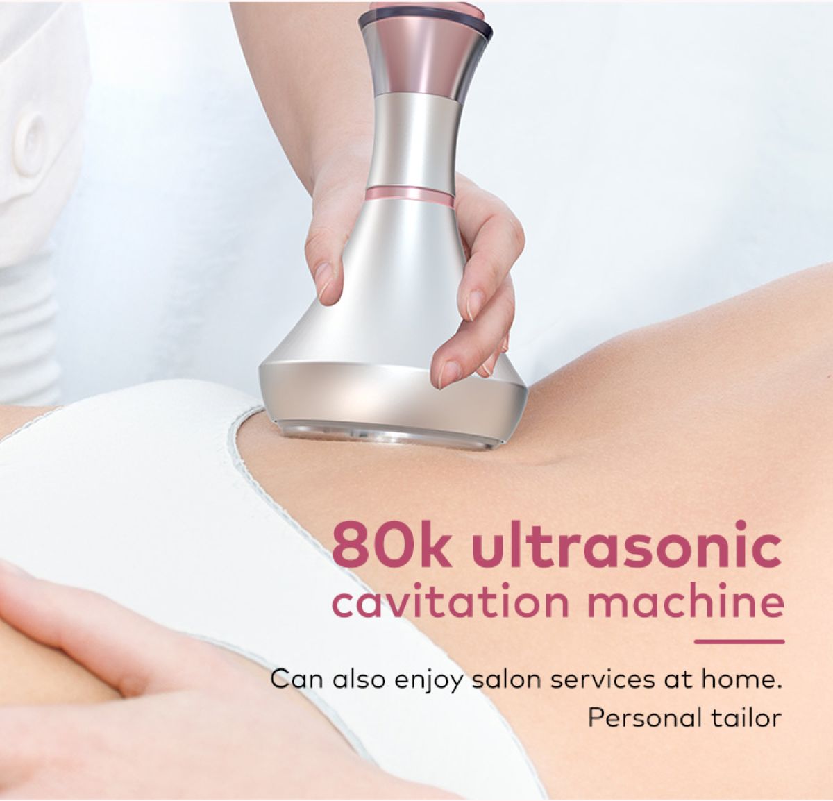 Mesin Kavitasi 80K, RF, Vakum & Papan Laser + Mikroarus EMS SQ121B Pro 6-dalam-1