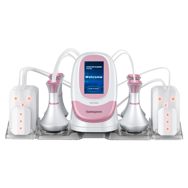 Mesin Kavitasi 80K, RF, Vakum & Lipo Laser SQ95C Pro 6-dalam-1