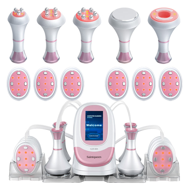 Mesin Kavitasi 80K, RF, Vakum & Pad EMS SQ95B Pro 6-dalam-1