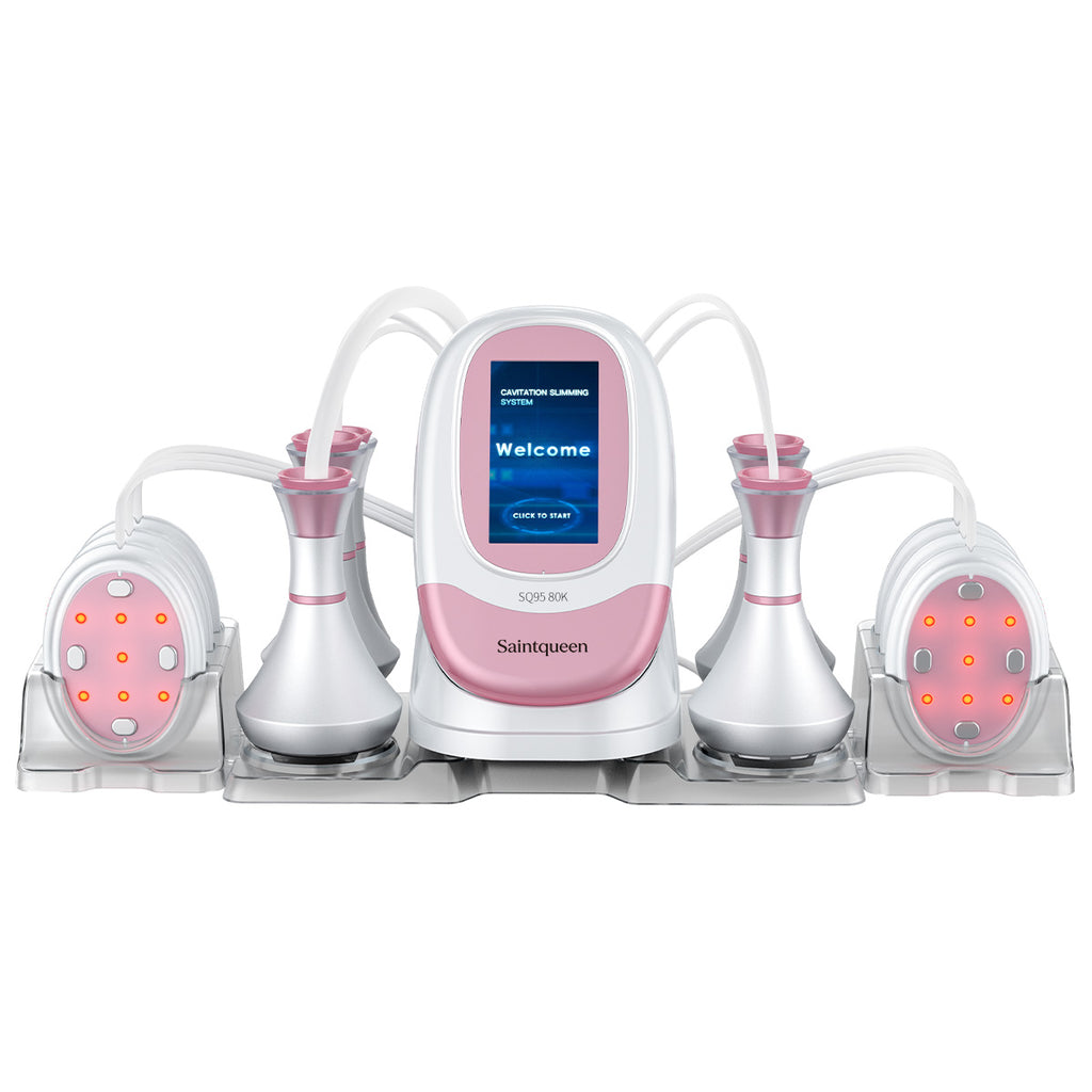 Mesin Kavitasi 80K, RF, Vakum & Pad EMS SQ95B Pro 6-dalam-1