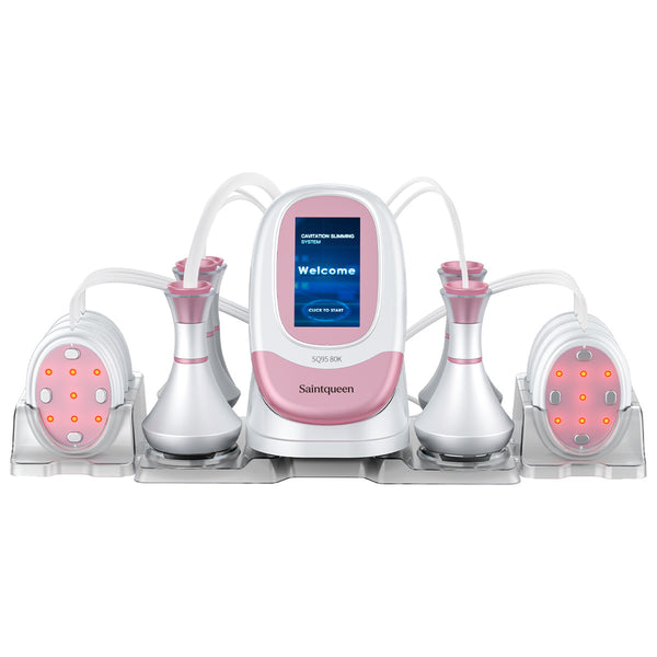 Mesin Kavitasi 80K, RF, Vakum & Pad EMS SQ95B Pro 6-dalam-1