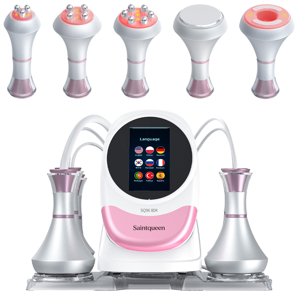 Mesin Kecantikan Kavitasi 80K & RF SQ96 Pro 5-dalam-1