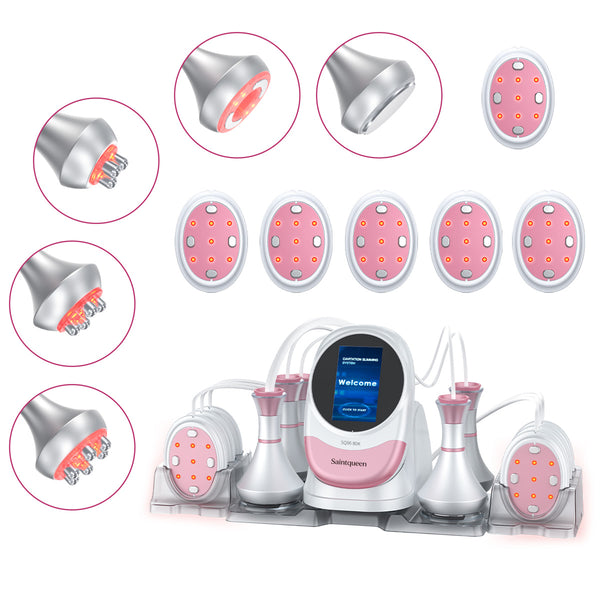 Mesin Kavitasi 80K SQ96 Pro 6-dalam-1 dengan Pad Laser Bujur