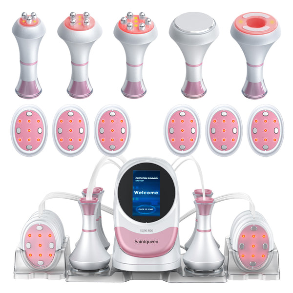 Mesin Kavitasi 80K SQ96 Pro 6-dalam-1 dengan Pad Laser Bujur