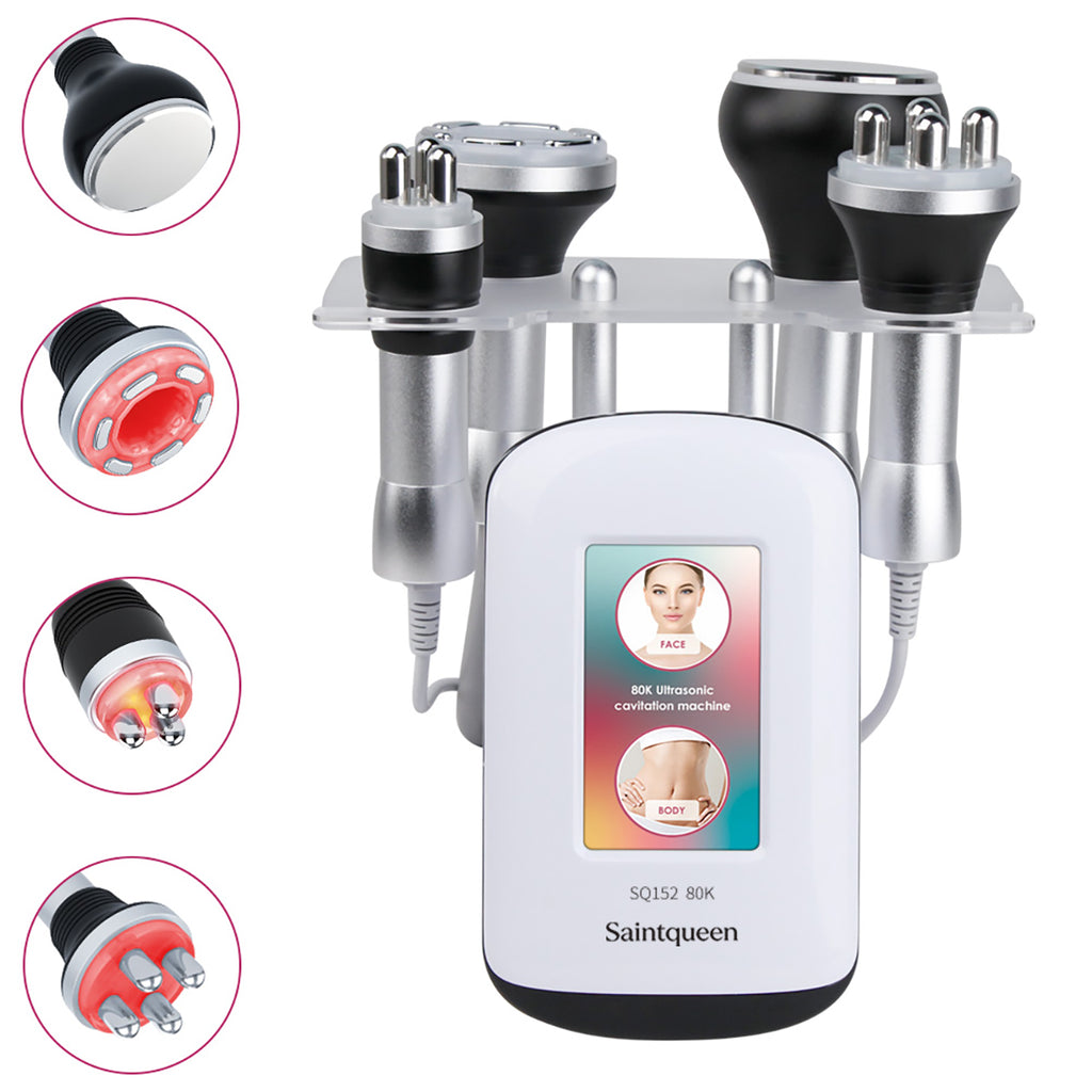Mesin Kavitasi Ultrasonik 80K & Vakum RF SQ152 Basic 4-dalam-1