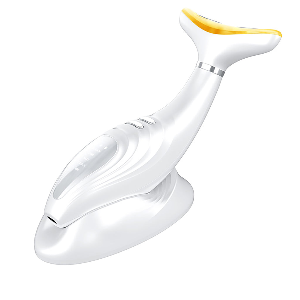 Peranti Kecantikan EMS Leher & Wajah SQ106 dengan Cahaya LED